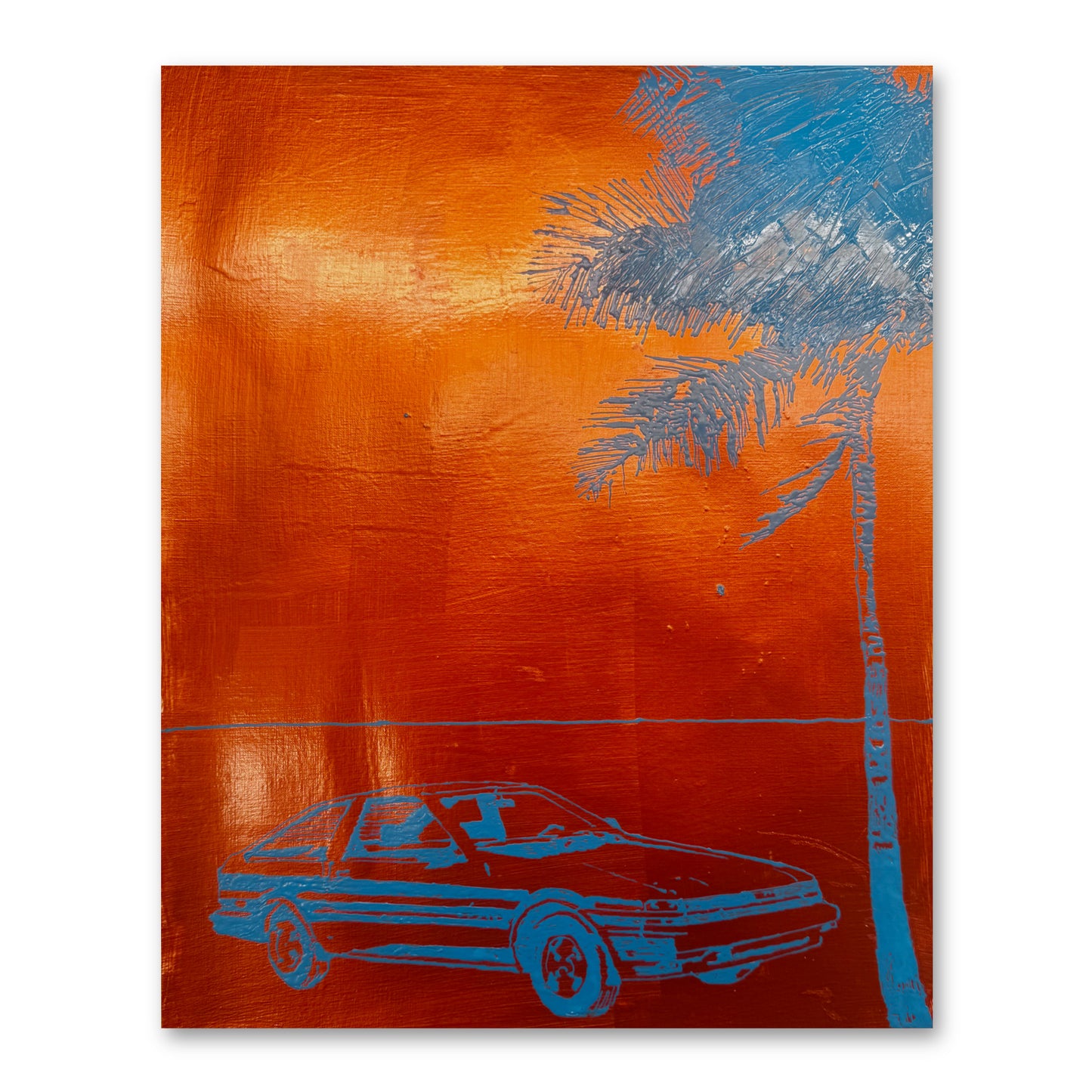 “85 Corolla” 16x20 in