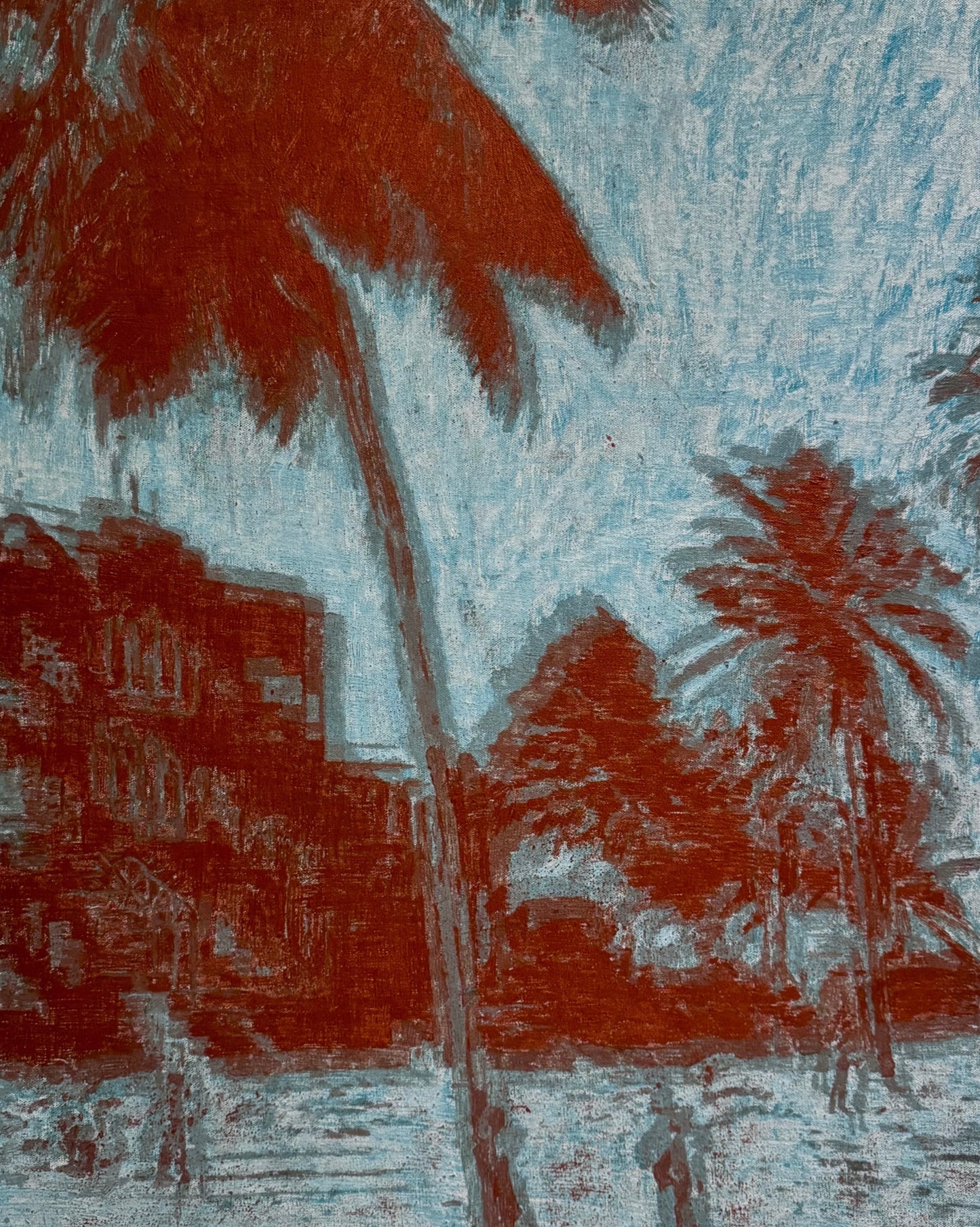 “Baseball Game in Condado” 24x30 in