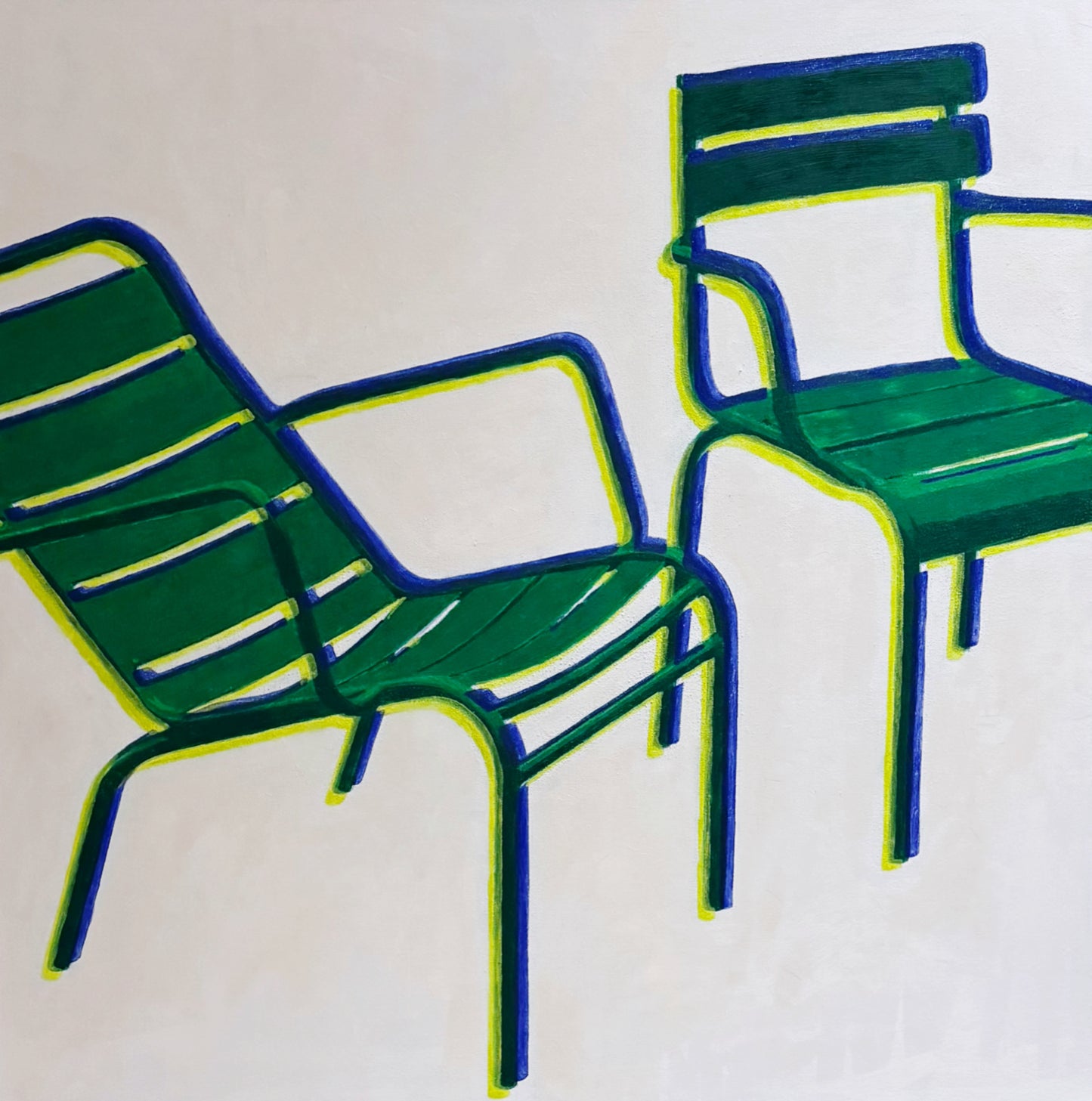 “Luxembourg Gardens Chairs” 40x40 in