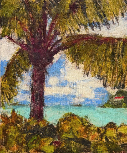 “St. Jean Beach” 9x10.75 in